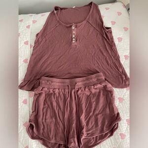 Purple Tank top/short set